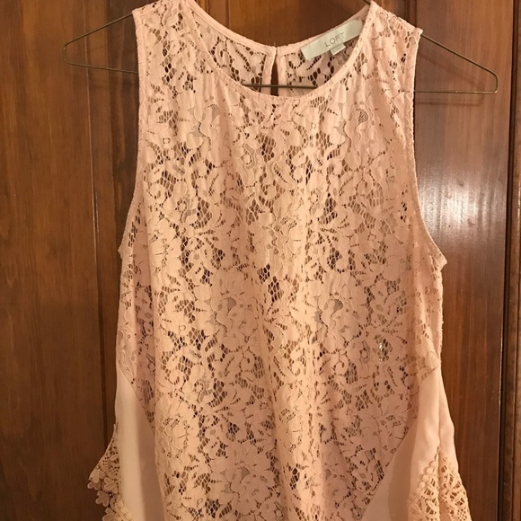 Lacey Tank in Light Pink - Picture 1 of 5